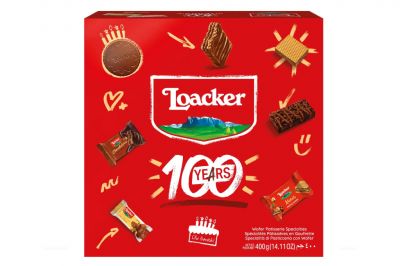Loacker Waffelmix Best of Moments 100 Jahre (400g)