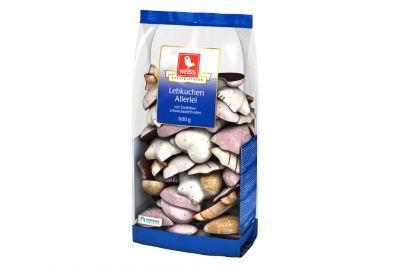 Weiss Lebkuchen Allerlei Tte (600g)