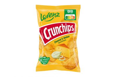 Lorenz Crunchips Cheese & Onion Tte (150g)