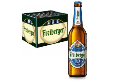 Freiberger alkoholfrei 0,0% (20x0,5l) - Eberlein-Shop - Anlieferung in  Leipzig und Versand in Deutschland