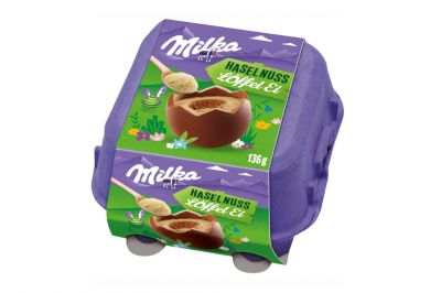Milka L�ffel-Ei Haselnuss (136g)