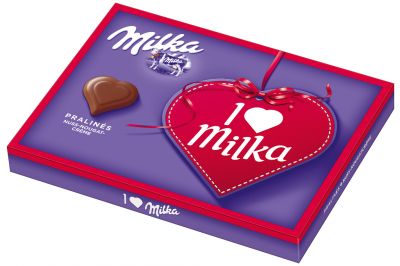 Milka I love Nuss-Nougat-Pralines (110g)