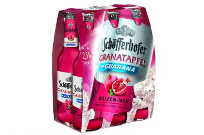 Schfferhofer hefe Granatapfel & Gurana 6x0,33l