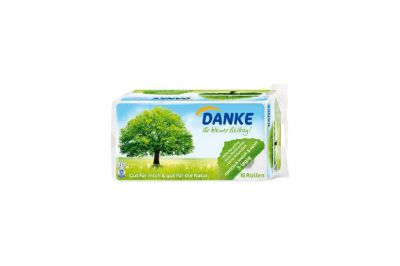 Danke 3 lagig Toilettenpapier (16x150Blatt)