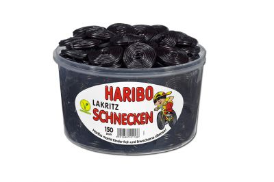 Haribo Lakritz-Schnecken 150 Stk (1500g)