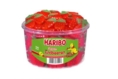 Haribo Riesen-Erdbeeren 150 Stk (1350g)