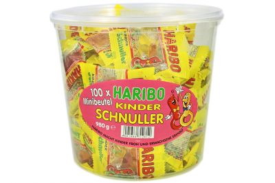 Haribo Kinder Schnuller Minibeutel (100x10g)