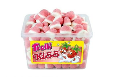 Trolli Kiss Schaum-Erdbeere 150 Stk (975g)