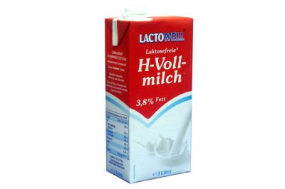 Lactowell H-Vollmilch 3,8% laktosefrei (1l)