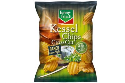 funny-frisch Kessel Chips Cross Cut Ranch Sauce Style (120g)