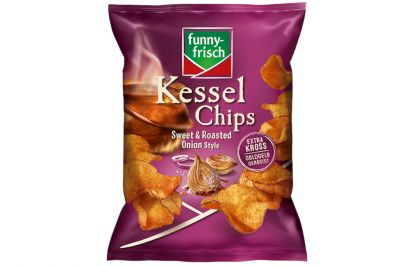 funny-frisch Kessel Chips Sweet & Roasted Onion Style (120g)