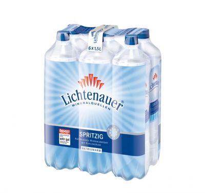 Lichtenauer Mineralwasser spritzig EW 6x1,5l