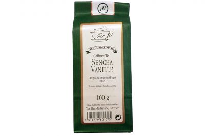 Tee-Hundertmark Grner Tee Sencha Vanille (100 g)