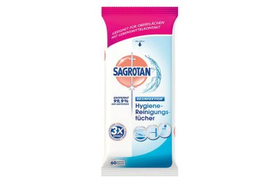 Sagrotan Hygiene Reinigungstcher Desinfektion (60 Stk.)