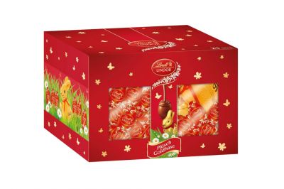 Lindt LINDOR Eier im Pl�sch-Goldhasen (25x18g)