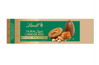 Lindt Dubai Style Chocolade Eier Vollmilch Mandel-Macadamia (108g)