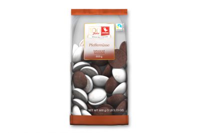 Weiss Pfeffern�sse teilschokoliert (600g)