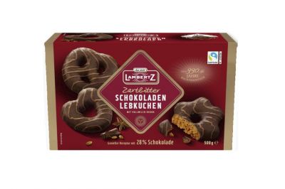 Lambertz Schokoladen Lebkuchen zartbitter (500g)