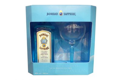 Bombay Sapphire London Dry Gin 40,0% vol Geschenkset (0,7l)