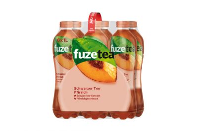 Fuze Tea Schwarzer Tee Pfirsich (6x1,25l)