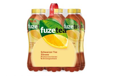 Fuze Tea Schwarzer Tee Zitrone (6x1,25l)