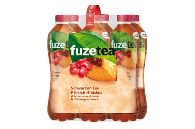 Fuze Tea Schwarzer Tee Pfirsich Hibiskus (6x1,25l)