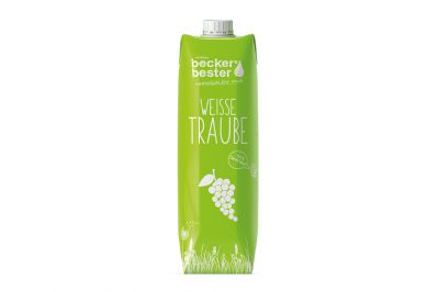 Beckers Bester Traube wei Tetra Pak (1l)