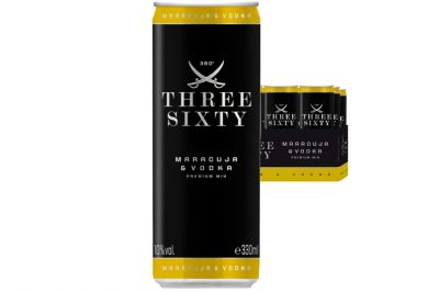 Three Sixty Vodka Maracuja 10% vol (12x0,33l)