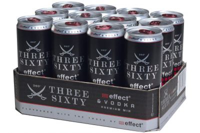 Three Sixty Vodka Energy 10% vol (12x0,33l)