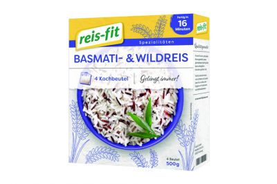 Reis-Fit Basmati- & Wild-Reis im Kochbeutel (4x125g)