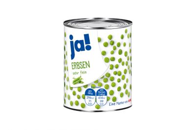 Ja! Erbsen (425ml)