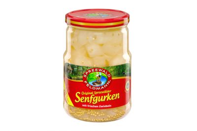 Spreewald-Feldmann Senf-Gurken (850ml)