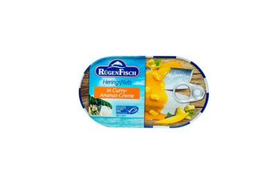 Rgen-Fisch Herings-Filets in Curry-Ananas-Creme (200g)