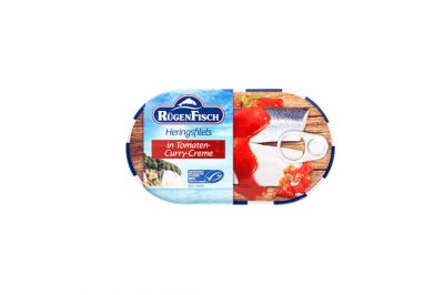 Rgen-Fisch Herings-Filets in Tomaten-Curry-Creme (200g)