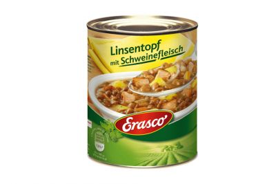 Erasco Linsen-Topf mit Schweinefleisch (800g)