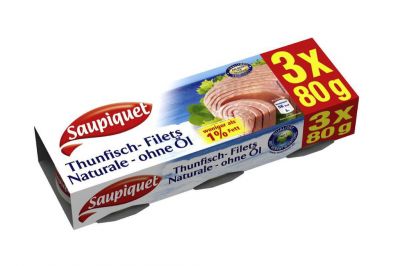 Saupiquet Thunfisch-Filets Naturale (3x80g)