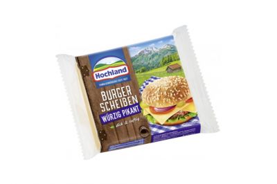 Hochland Burger-Scheiben wrzig pikant 45% (200g)