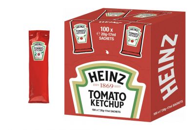 Heinz Tomato-Ketchup Sachets-Cube (100x17ml)