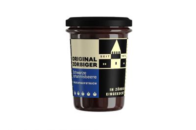 Zrbiger Fruchtaufstrich Schwarze Johannisbeere (255g)