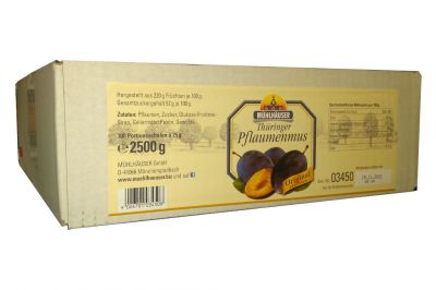 Mhlhuser Thringer Pflaumenmus Original (100x25g)