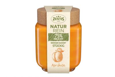 Zentis NaturRein 75% Frucht Aprikose - stckig (200g)