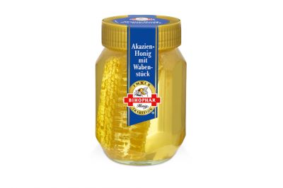 Bihophar Akazien-Honig mit Wabenstck (500g)