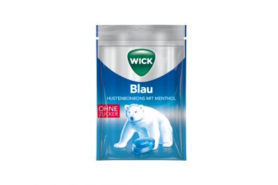 Wick Blau ohne Zucker (72g)