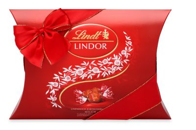 Lindt Lindor Kissenpackung Mischung rot (325g)