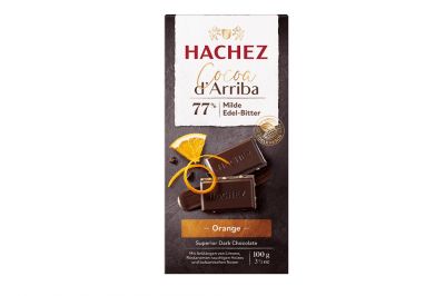 Hachez Cocoa d'Arriba 77 % Orange (100g)