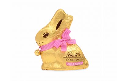 Lindt Goldhase Weiss & Erdbeere (100g)
