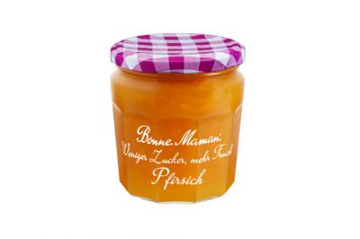 Bonne Maman Pfirsich - weniger Zucker, mehr Frucht (335g)