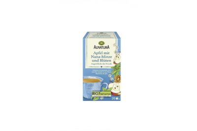 Alnatura Bio Apfeltee mit Nana-Minze und Blten (20x1,5g)