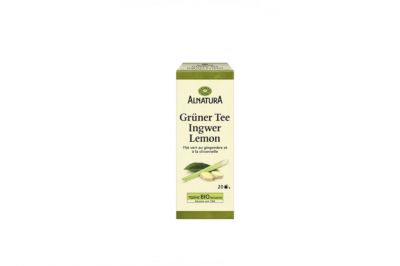Alnatura Bio Grner Tee Ingwer Lemon (20x1,5g)