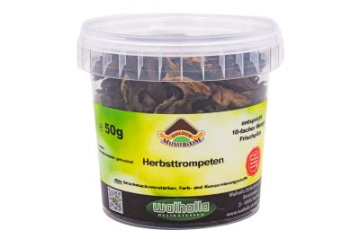 Walhalla Delikatessen Herbsttrompeten getrocknet (50g)